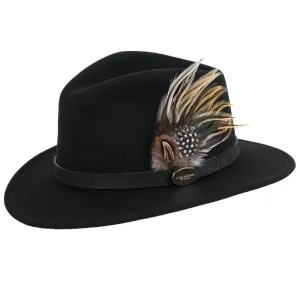 Suffolk Fedora Fawn Side Feather