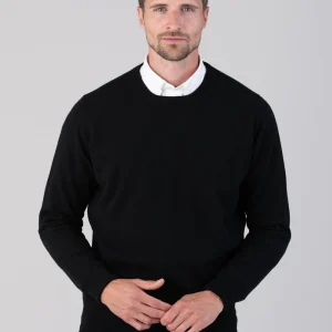 Oxton 1 Ply Cashmere Crew Neck