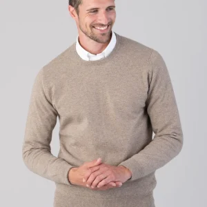 Oxton 1 Ply Cashmere Crew Neck