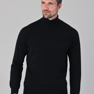 Oxton 1 Ply Cashmere Roll Neck