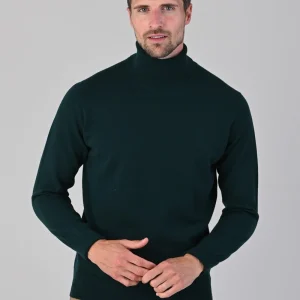 Oxton 1 Ply Cashmere Roll Neck