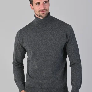 Oxton 1 Ply Cashmere Roll Neck