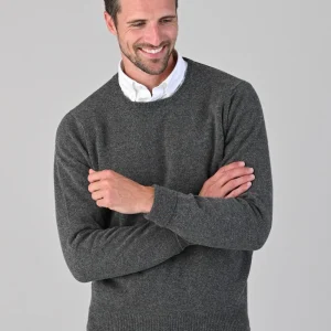 Rob 2 Ply Lambswool Crew Neck