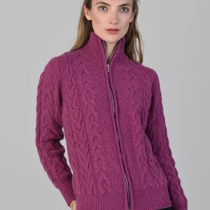 Rosie Cashmere Cable Jacket
