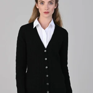 Sophia Cashmere Vee Cardigan