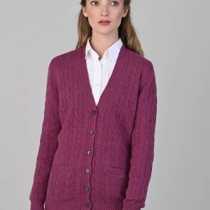 Sophia Cashmere Vee Cardigan