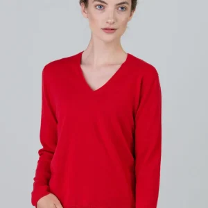 Millie Cashmere Vee Neck