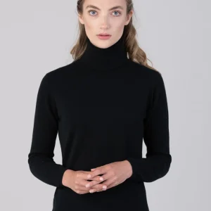 Millie Cashmere Roll Collar