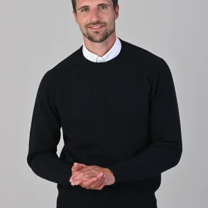 Leven 2 Ply Lambswool Crew Neck