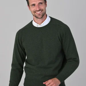 Leven 2 Ply Lambswool Crew Neck