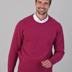 Leven 2 Ply Lambswool Crew Neck