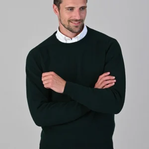 Leven 2 Ply Lambswool Crew Neck