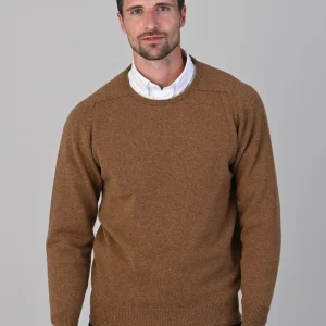 Leven 2 Ply Lambswool Crew Neck