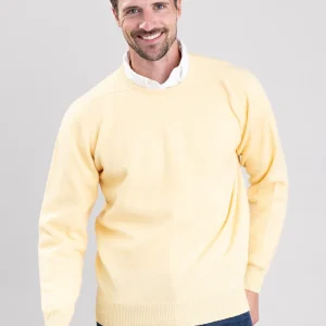 Leven 2 Ply Lambswool Crew Neck