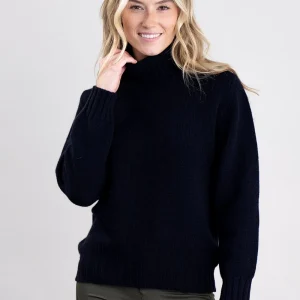 Alaina Lambswool Roll Collar