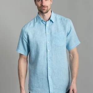 Oscar Short Sleeve Linen Shirt