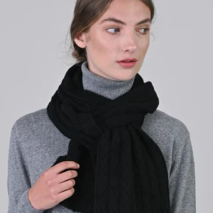 Cashmere Cable Scarf