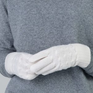 Cashmere Cable Gloves
