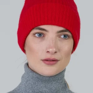 Cashmere Ribbed Hat