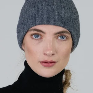 Cashmere Ribbed Hat
