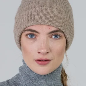 Cashmere Ribbed Hat