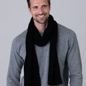 Cashmere Ribbed Scarf