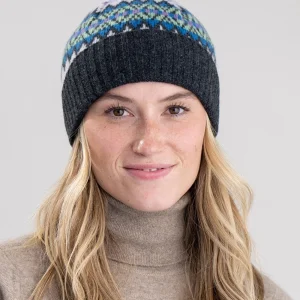 Hattie Lambswool Bobble Beanie