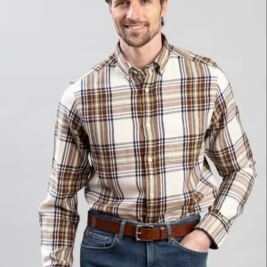 Regular Windblown Flannel Check Shirt