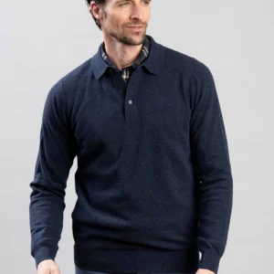 Hutherston Knitted Polo Shirt