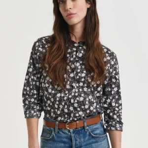 Floral Print Cotton Voile Shirt