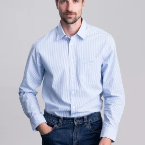 Regular Poplin Stripe Shirt