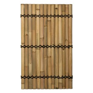 Halfrond Naturel Bamboescherm 90 x 150 cm